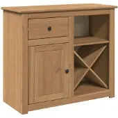 vidaXL Dressoir met lade PANAMA 93x40x80 cm massief grenenhout