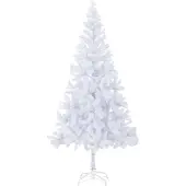 vidaXL Kunstkerstboom met stalen standaard 910 takken 210 cm