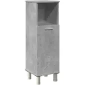 vidaXL Badkamerkast 30x30x95 cm spaanplaat betongrijs