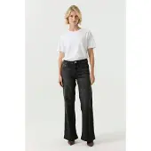 Garcia Celia wide dames Jeans, 36/36, Zwart, Wide fit