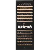 Dunavox Grande-108 Wijnkoelkast DX-108.330DB 2 Zones Zwart Zwart