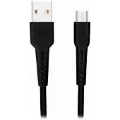 Swissten Basic Sneloplaadkabel 3A, Micro USB, 1 meter, zwart. (Data- en oplaadkabel)