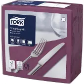 Tork tissue servet 39x39cm 2-laags 1/4-vouw plum 12x150