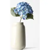 HEMA Vaas ⌀15x30cm Bink Keramiek Wit (wit)