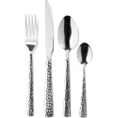 HEMA Bestekset Copenhagen rvs gehamerd 16-delig (zilver)