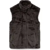 Vero Moda - VMSONJAPOPPY FAUX FUR WAISTCOAT GA BOO Dames Gilet