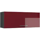 Vicco Hangkast Fame-Line, Bordeauxrode hoogglans/Antraciet, 100 cm