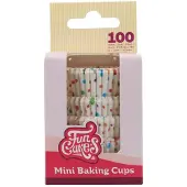 Funcakes Mini Baking Cups Confetti pk/100