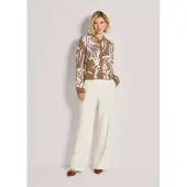 MADELEINE Trui Gebreide blouson met bloemenjacquard