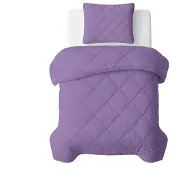 Sleeptime dekbed zonder overtrek incl. kussensloop - Paars - 140x200