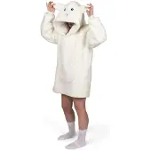 Noxxiez Schaap - Hoodie deken - Wit