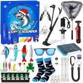 Sonstiges Adventskalender vissen 2026, voor mannen, 24 dagen, visaccessoires, kerstkalender, cadeau