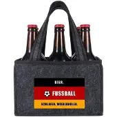 Sonstiges Fleece tas voor drinkflessen, donkergrijs, 24x16x16 cm