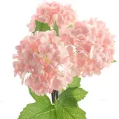 Dpi Sneeuwbal Roze ca. 28 cm 3 Stuks - Kunstbloemen
