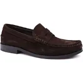 Suitable Penny Loafers Suede Bruin