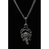 MOOYE ® - Collectie Zilveren Sterrenbeeld Schorpioen ketting hanger - klein