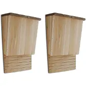 vidaXL Maison pou chauve-souris 22 x 12 x 34 cm Ensemble de 241293