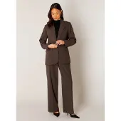 Base Level regular blazer donkerbruin female | Maat: 44