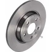 Brembo 09-16 Audi A4/A4 Quattro/10-14 A5/08-17 A5 Quattro Rear Premium UV Coated OE Equivalent Rotor