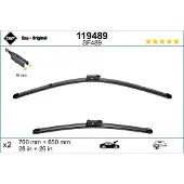 Valeo SWF DAS ORIGINAL Ruitenwisserbladen, voorzijde, voor Volkswagen Crafter bestelwagen (SY, SX), frameless