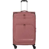 Travelite Kick Off 4 wielen Trolley L 78 cm met uitbreidingsplooi rood