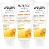 Weleda 3x Tandpasta Calendula 75 Ml