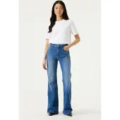 Garcia Isabella dames Jeans, 30/34, Blauw, Flared fit