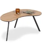 Bommel Wonen Salontafel Rein - organisch 54x88 cm - HPL Naturel