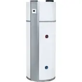 Nibe combi warmtepomp ventilatie lucht/water boiler 260L m. energielabel A+