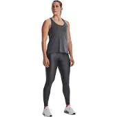 Under Armour HeatGear-legging met merklogo voor dames (Pitch Grijs)