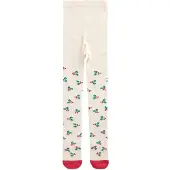 Next - Meisjes - Katoenrijke maillot met kerstmotief - Crème