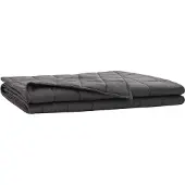 vidaXL Verzwaringsdeken Antraciet 220 x 260 cm 11 kg 100% Katoen 205T