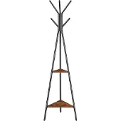 Vasagle Kapstok in boomvorm, 2 planken, Vintage bruin