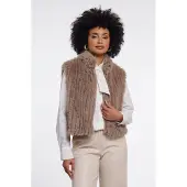 Rino & Pelle Bodywarmer 'Dava' bruin