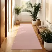 Tapis.fr Tapijt Calissa roze 80x300 cm