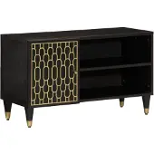 vidaXL Tv-meubel 80x31,5x46 cm massief mangohout