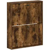 vidaXL Wandgemonteerde Schoenenkast EDE 71 x 17 x 86 cm Bewerkt hout