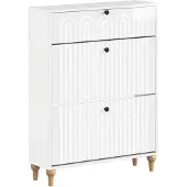 vidaXL Schoenenkast ALKMAAR 78 x 24 x 103 cm Bewerkt hout