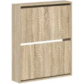 vidaXL Wandgemonteerde Schoenenkast DELFT 71 x 17 x 86 cm Bewerkt hout