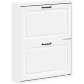 vidaXL Wandgemonteerde Schoenenkast UTRECHT 71 x 17 x 86 cm Wit