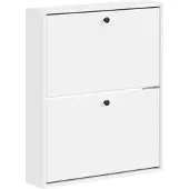 vidaXL Wandgemonteerde Schoenenkast BREDA 71 x 17 x 86 cm Bewerkt hout