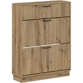 vidaXL Schoenenkast HOORN 78 x 24 x 100 cm Bewerkt hout
