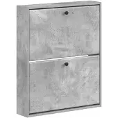 vidaXL Wandgemonteerde Schoenenkast BREDA 71 x 17 x 86 cm Bewerkt hout