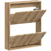 vidaXL Wandgemonteerde Schoenenkast ZWOLLE 71 x 17 x 86 cm