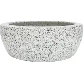 vidaXL Opzetwasbak rond Φ41x14 cm keramiek grijs