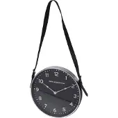 Koopman Home @ Styling Collectie: Wandklok met leren band, diameter 30 cm