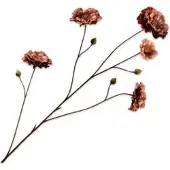 Silk-ka Kunstbloem Ranonkel Bruin H 53 Cm