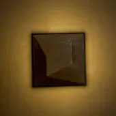 MORETTI Wandlamp buiten Aura Edge, brons / oud-messing, Messing, Landelijk, Wandlamp buiten