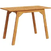 vidaXL Tuintafel 110x56x75 cm massief acaciahout