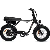 RED6 GHOST - Elektrische Fiets - 250 Watt Motor - Fatbike - Duo Zit - Zwart